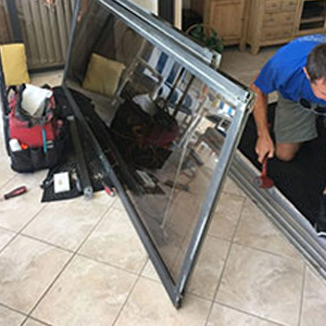 sliding glass door frame repair Huntington Beach